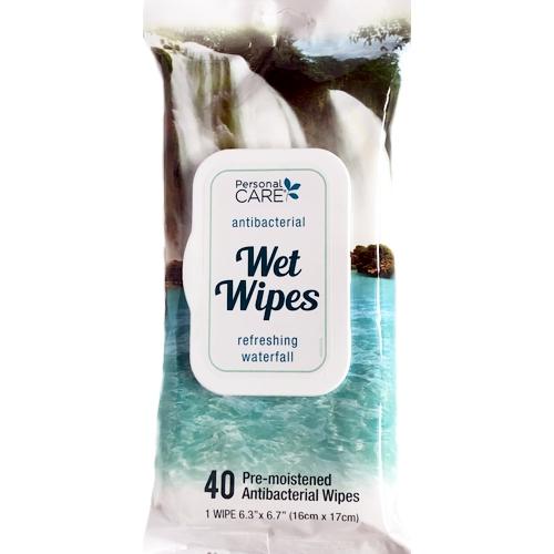 Pack of 5 | Personal Care Antibacterial Wet Wipes | Kills 99.9% of most germs