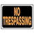 Hy-Ko English No Trespassing Sign Plastic 9 in. H x 12 in. W