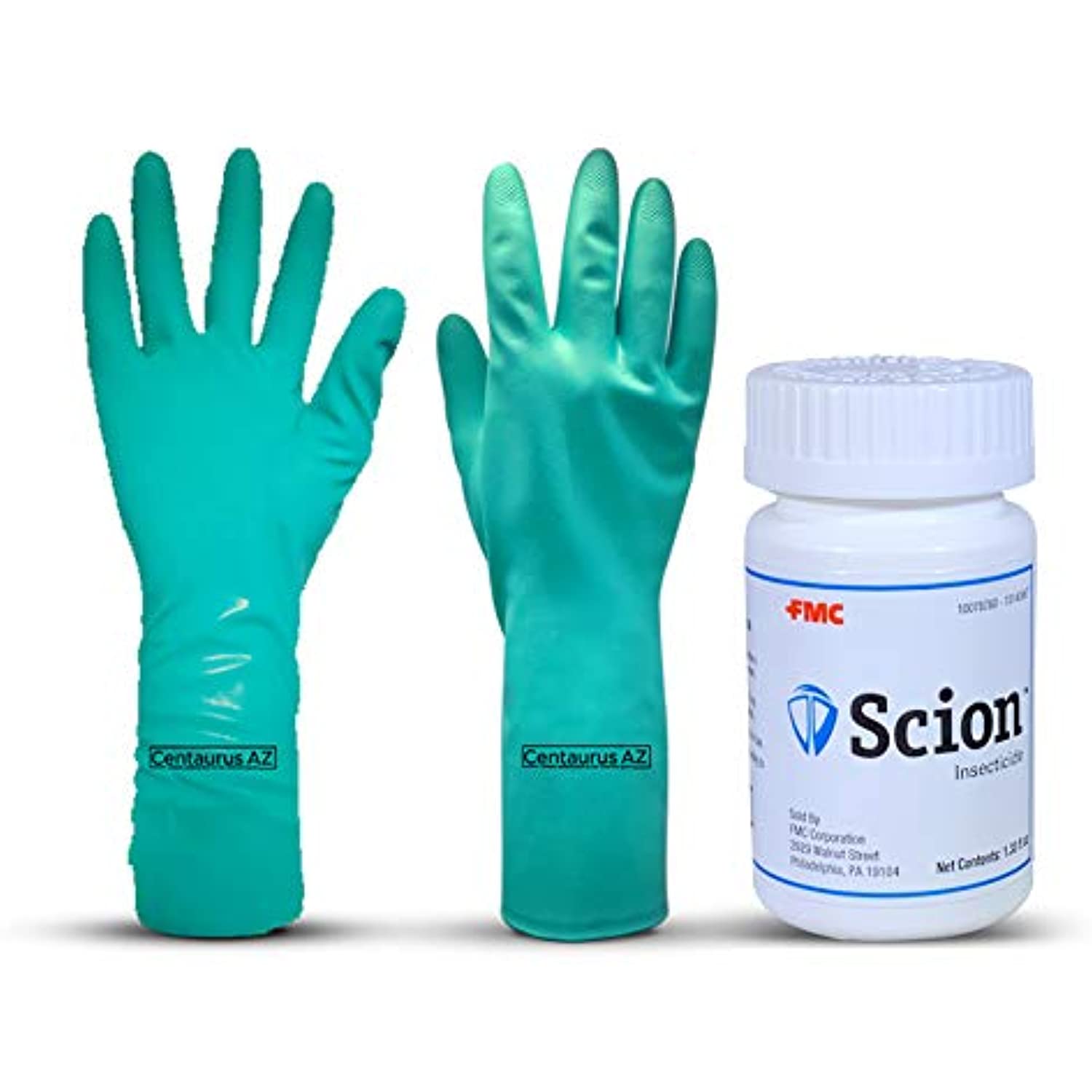 Scion Insecticide with UVX Technology Provides Immediate Control Continuous Residual and Excellent Performance of 90 Days Now Comes with Chemical Resistant Gloves by Centaurus AZ Bottle/1.33 oz.