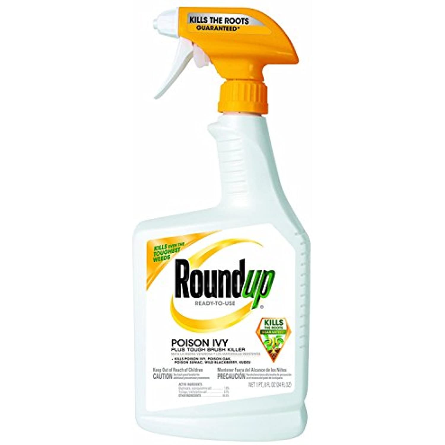 Roundup Poison Ivy & Tough Brush Killer Glyphosate Rtu 24 Oz (Pack of 2)