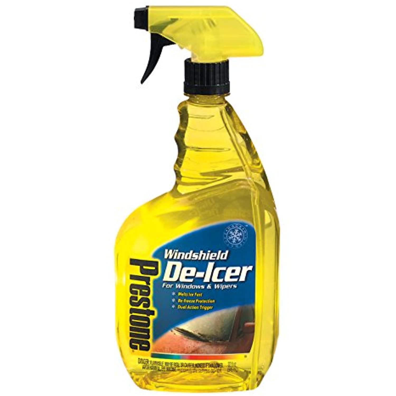 Prestone AS247 Trigger Spray Windshield De-Icer, 32 oz.