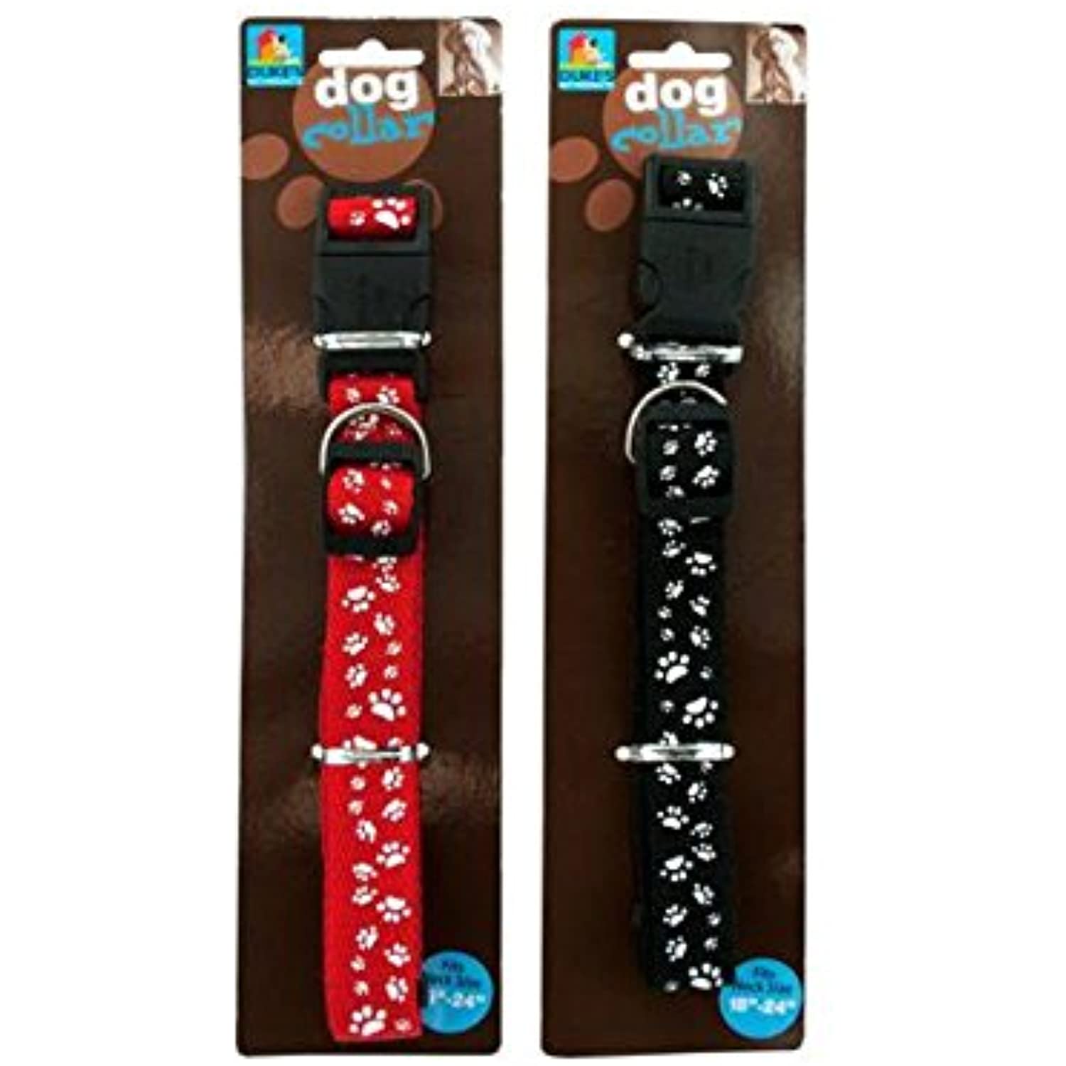 Dog collar with paw print-Package Quantity,72