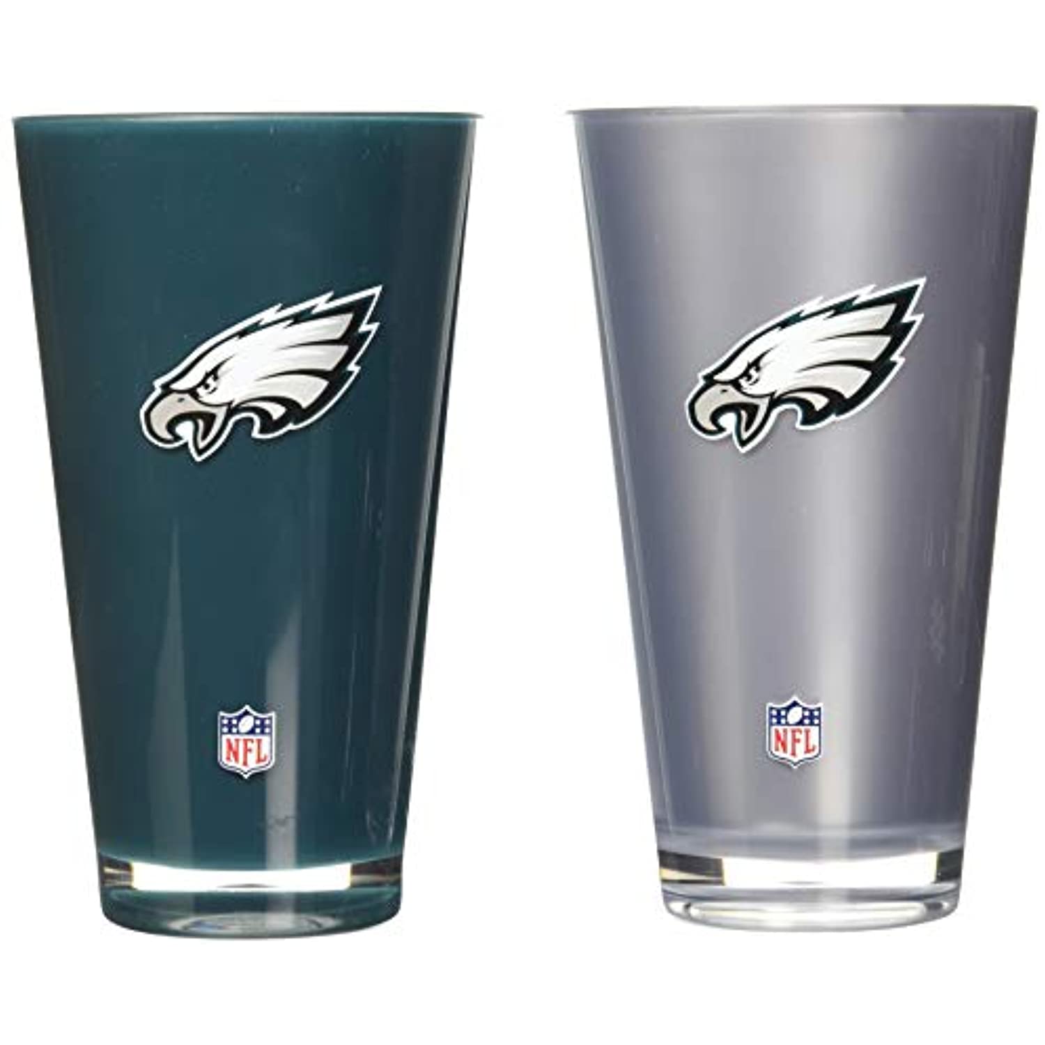 NFL Philadelphia Eagles 20oz Insulated Acrylic Tumbler Set of 2