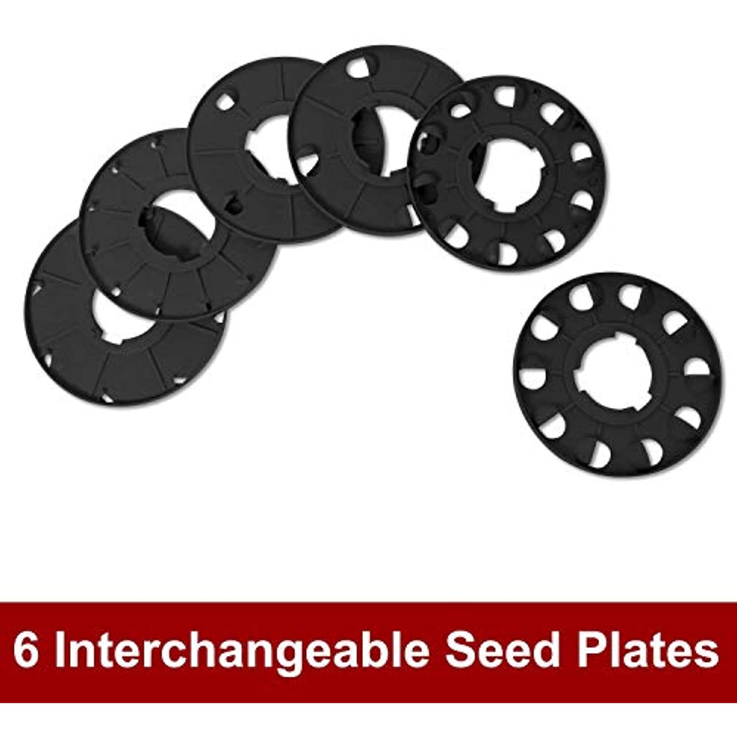 Chapin 8701B Garden Push seeder With 6 Seed Plates for Up to 20 Varieties Of Seeds, (1 Garden Seeder/Package)