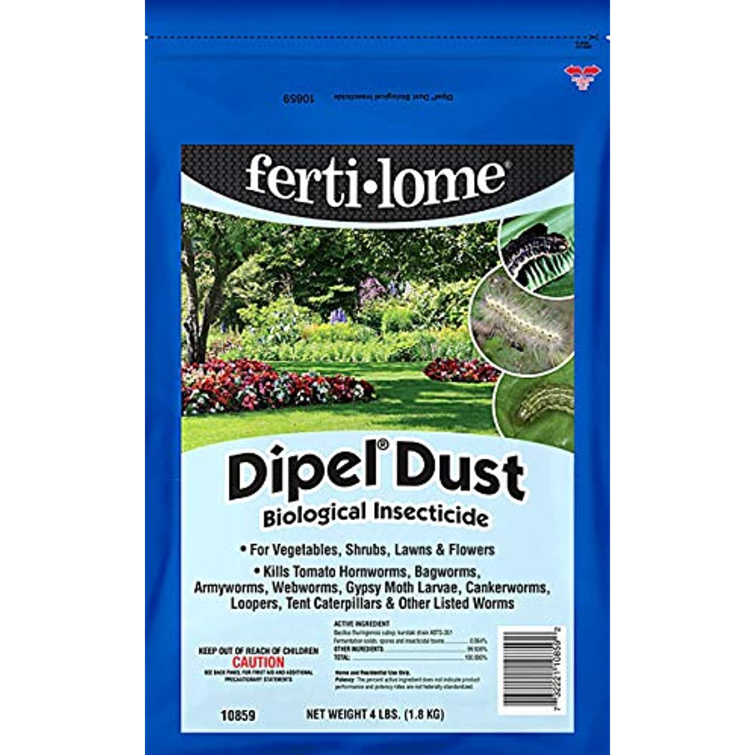 DIPEL DUST 4 LB by FERTI-LOME MfrPartNo 10859