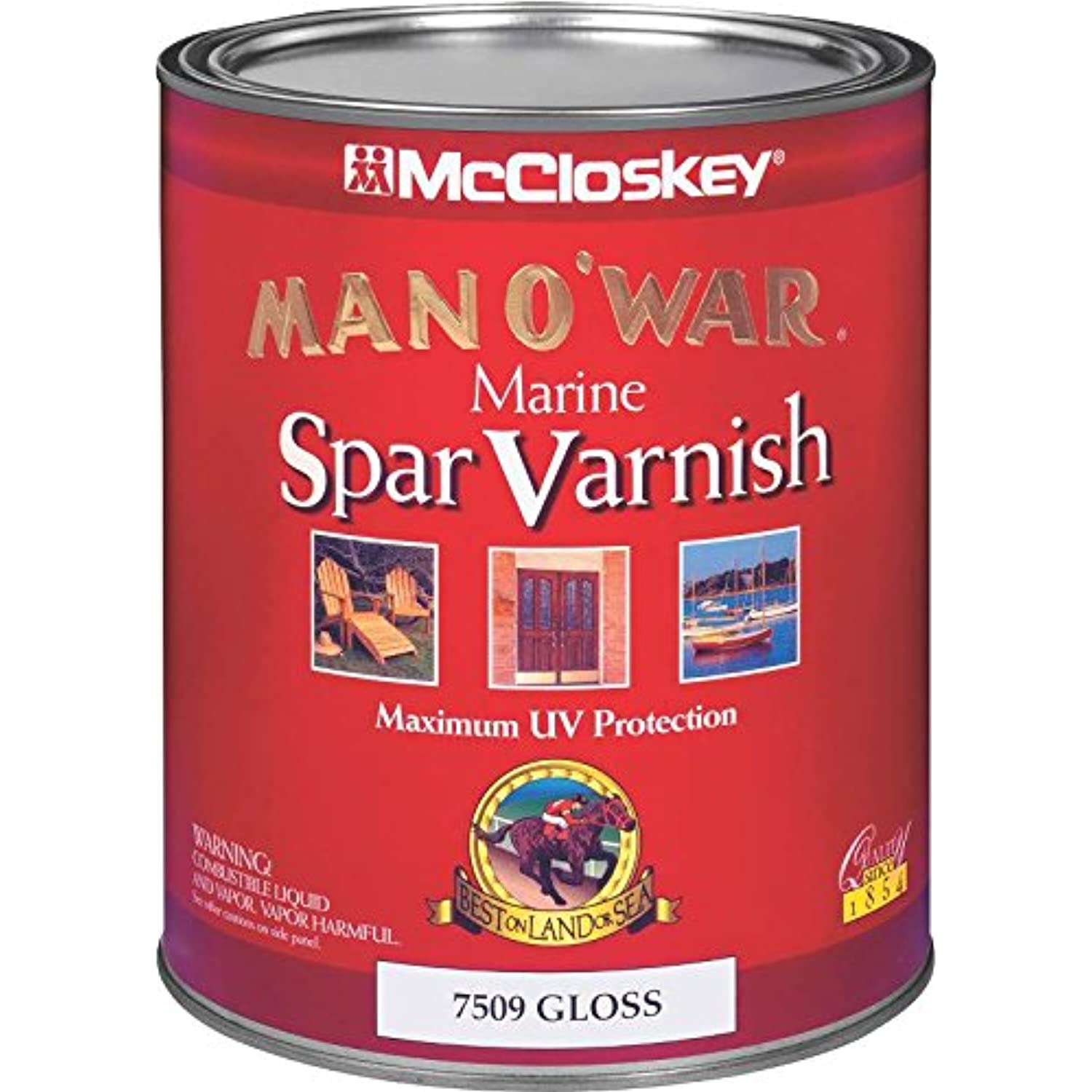 Man O' War Spar Varnish, Gloss, Quart