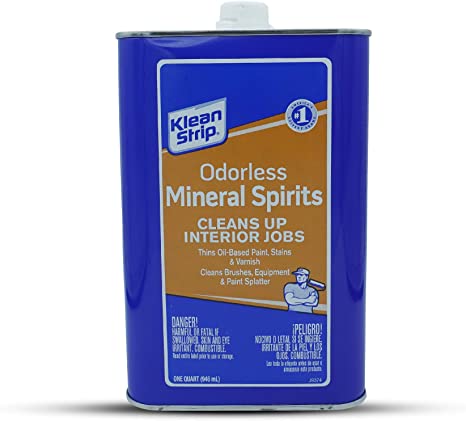 Klean Strip Odorless Mineral Spirits 1 Quart QKSP94005