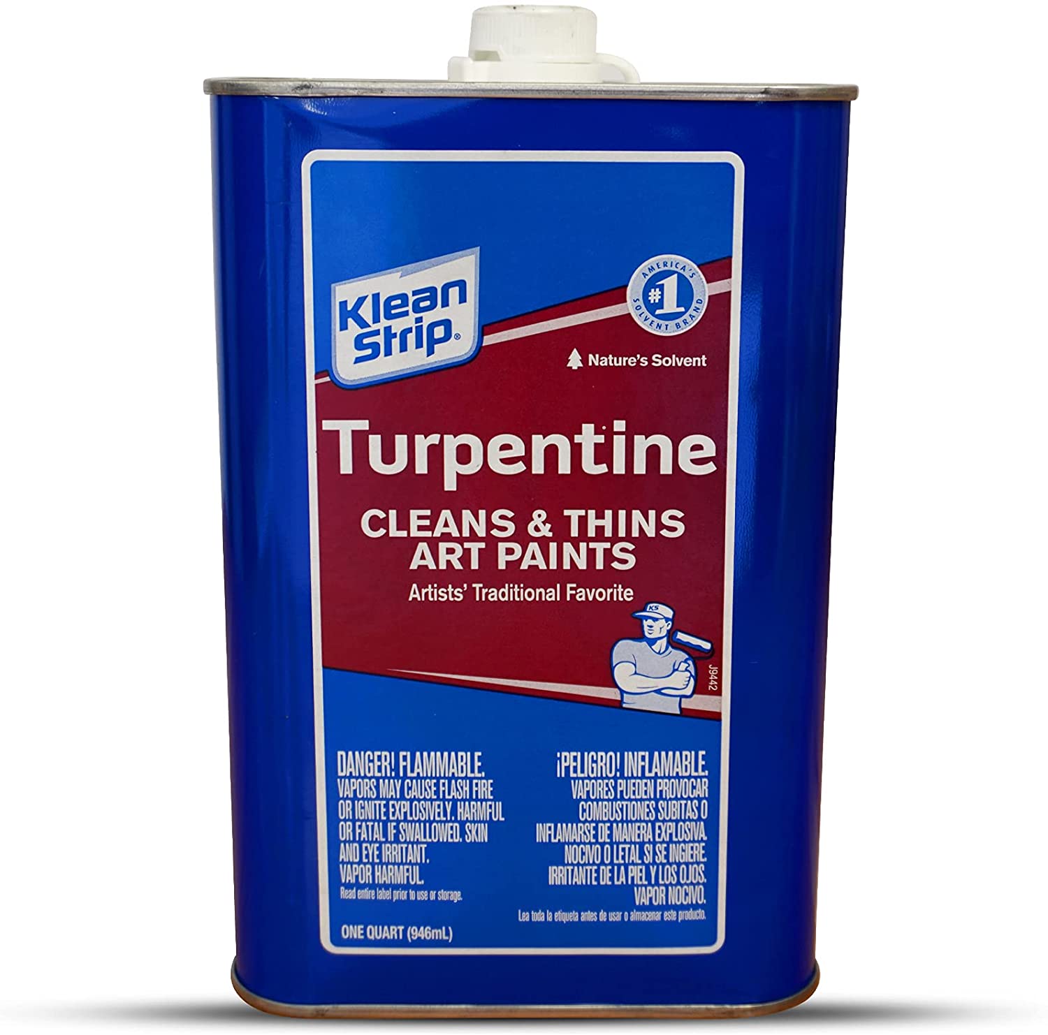 Klean Strip Turpentine Cleans & Thins Art Paints 1 Gallon GGT69