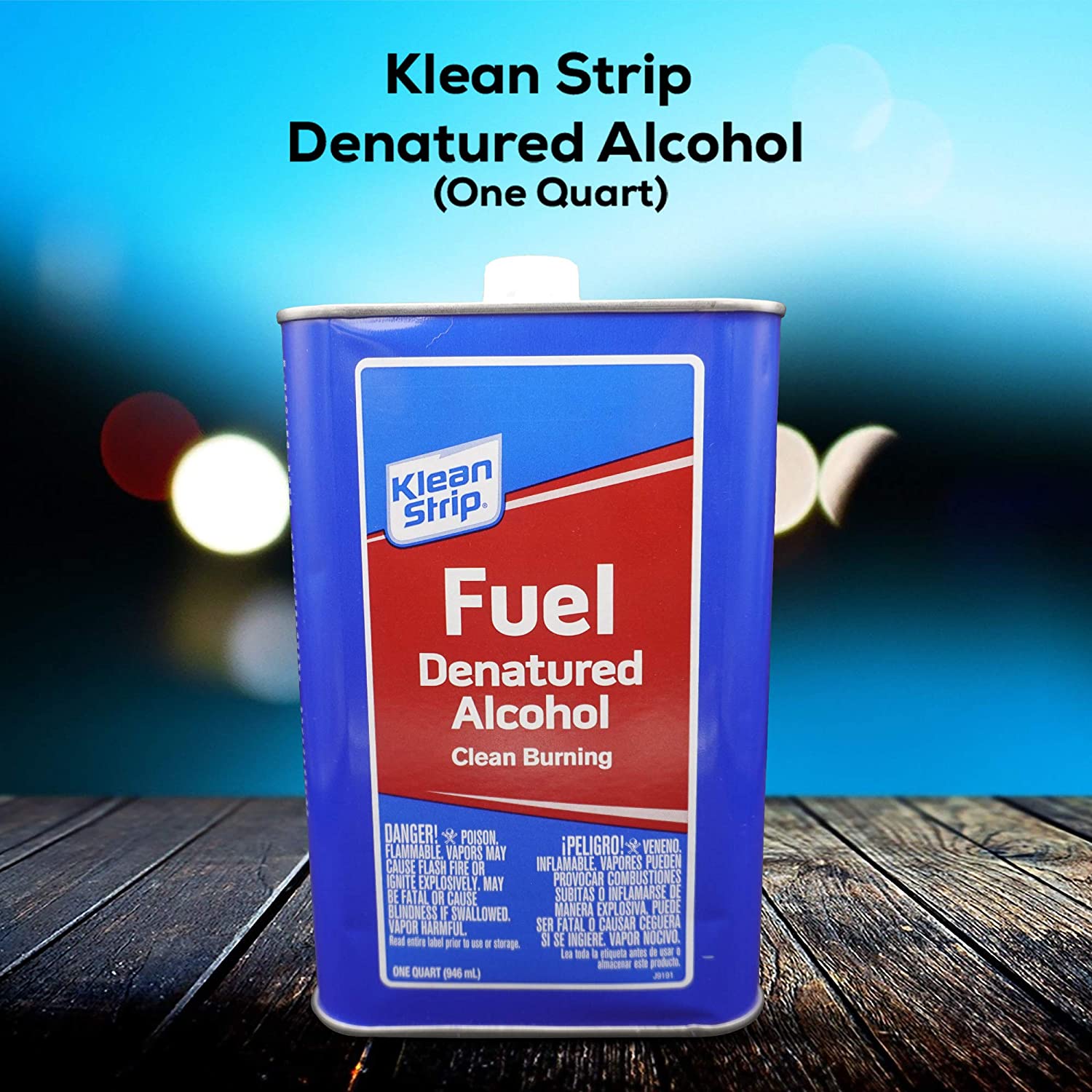 Klean Strip Denatured Alcohol 1 Quart QSL26